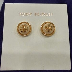 Tory Burch Melodie Gold Stud Earrings